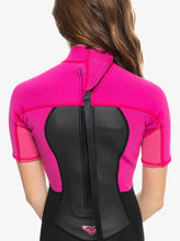 Load image into Gallery viewer, Roxy Junior Prologue 2mm Shorty Wetsuit (Festival Fuchsia)
