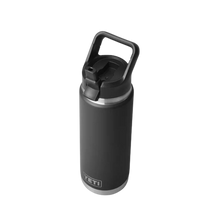 Load image into Gallery viewer, Yeti Rambler 26 oz/769ml Insulated Bottle with Straw Cap (Black)
