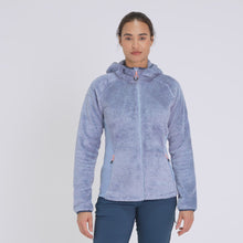 Load and play video in Gallery viewer, Dare 2B Women&#39;s Torrek Mountain Pro Midlayer Hooded Full Zip Fleece (Rainwashed Blue)
