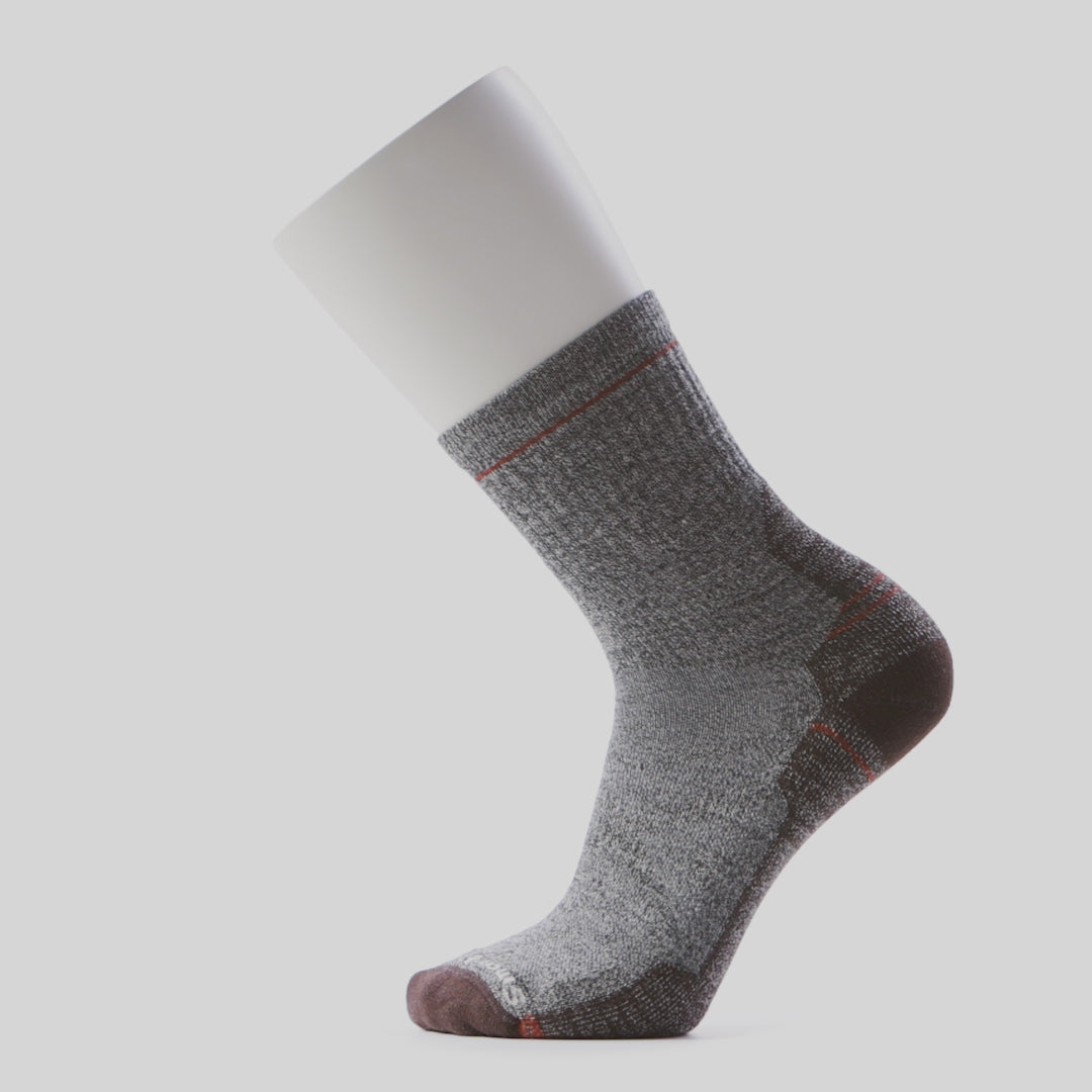 Smartwool Men's Performance Hike Light Cushion Merino Blend Mid Crew Socks Ash Charcoal H85 SW001613