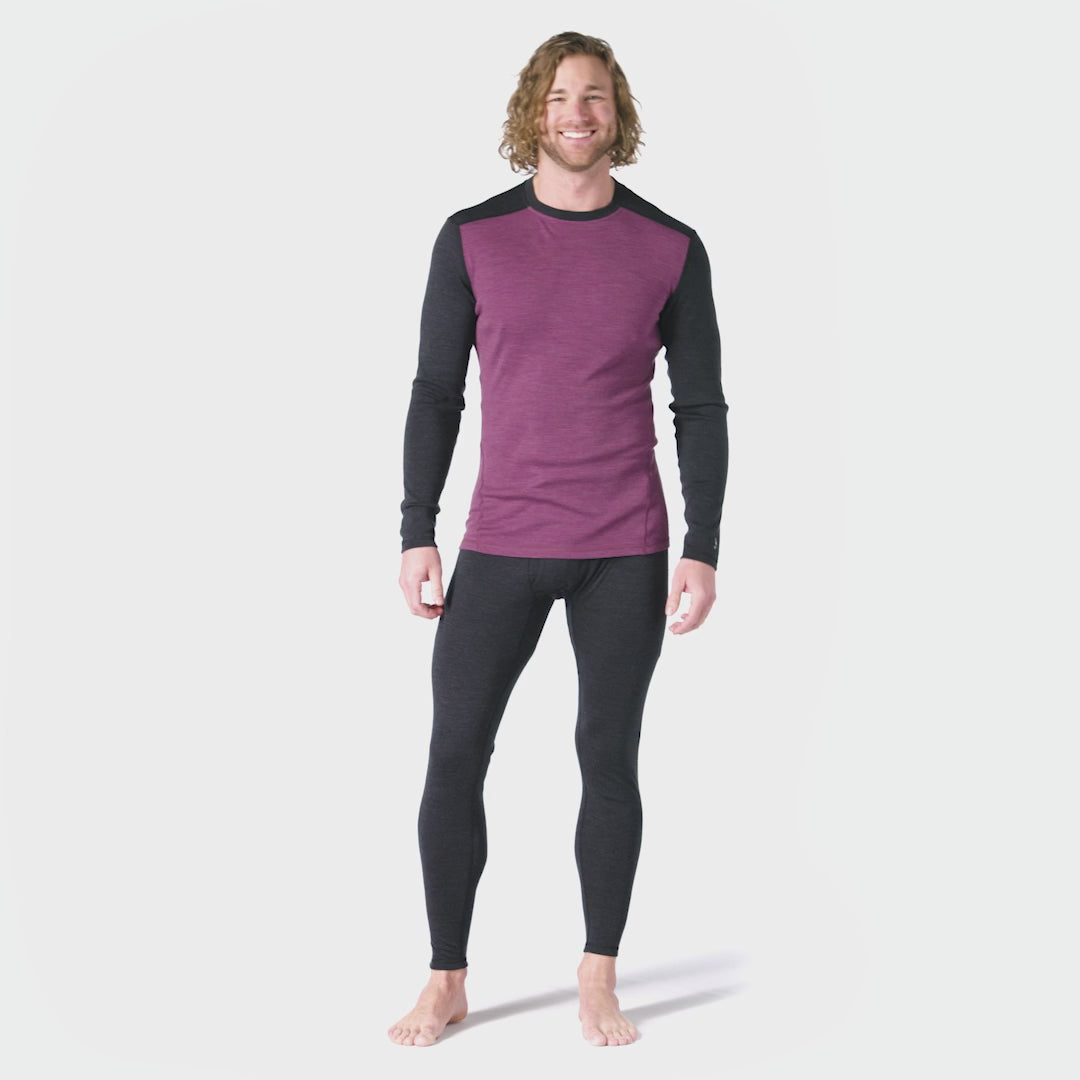 Smartwool Men's Classic Thermal Merino 250 Base Layer Bottoms Charcoal Heather 010 SW016362