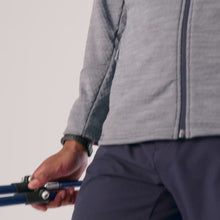 Load and play video in Gallery viewer, Dare 2B Men's Venture Stretch Midlayer Full Zip Fleece (Mercury/Navy)
