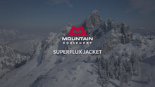 Load and play video in Gallery viewer, Mountain Equipment Men&#39;s Superflux Insulated Jacket (Cosmos/Dusk)
