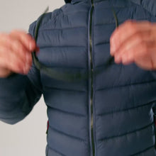 Load and play video in Gallery viewer, Dare 2B Men&#39;s Torrek Baffled Insulated Jacket (Blue Indigo)
