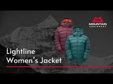 Load and play video in Gallery viewer, Mountain Equipment Women&#39;s Lightline 700 Fill Hooded Down Insulated Jacket (Rosewood)

