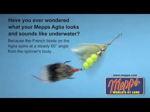 Mepps Aglia Original Spinning Metal Lure (6.5g/Size 3)(Gold) – Landers ...