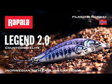 Load and play video in Gallery viewer, Rapala Countdown Elite Lure (5.5cm/Sinking/5g)(Gilded Ayu)
