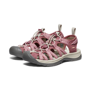 Keen Women's Whisper Closed Toe Sandals - WIDE FIT (Rose Brown/Peach Parfait)