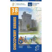 Load image into Gallery viewer, OSI Discovery Map 38 - Laminated (Part of Mayo &amp; Galway)(1:50,000)
