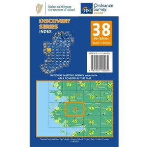 OSI Discovery Map 38 - Laminated (Part of Mayo & Galway)(1:50,000)