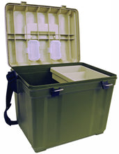 Load image into Gallery viewer, Albatros Mega Tackle &amp; Seat Box (Green/Beige)
