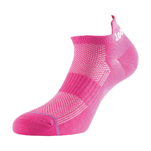 1000 Mile Women's Ultimate Tactel® Trainer Double Layer Liner Socks (Hot Pink)