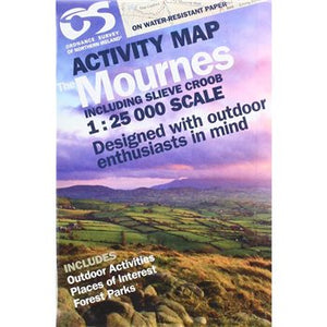 Ordnance Survey of Northern Ireland Activity Map - The Mourne Mountains (1:25 000)