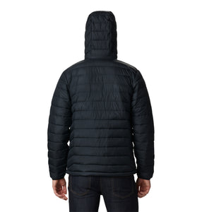 Columbia Men's Powder Lite Omni-Heat Hooded Insulated Jacket (Black)