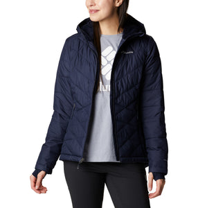 Columbia Women's Heavenly Hooded Insulated Jacket (Dark Nocturnal)