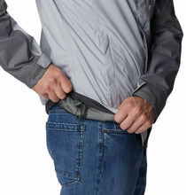 Load image into Gallery viewer, Columbia Men&#39;s Pouring Adventure Waterproof Jacket (Columbia Grey)
