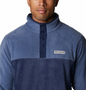 Columbia Men's Steens Mountain Half Snap Fleece (Collegiate Navy/Dark Mountain)