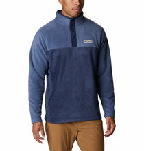 Load image into Gallery viewer, Columbia Men&#39;s Steens Mountain Half Snap Fleece (Collegiate Navy/Dark Mountain)
