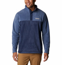Load image into Gallery viewer, Columbia Men&#39;s Steens Mountain Half Snap Fleece (Collegiate Navy/Dark Mountain)
