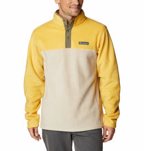Load image into Gallery viewer, Columbia Men&#39;s Steens Mountain Half Snap Fleece (Golden Nugget/Ancient Fossil)
