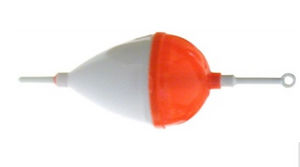 Buldo Pear Float (Size #6/56mm)(Orange & White)