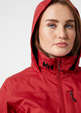 Load image into Gallery viewer, Helly Hansen Women&#39;s Crew Hooded Midlayer Jacket (Red)
