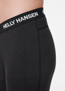 Helly Hansen Men's Lifa Merino Lightweight Base Layer Bottoms (Black)