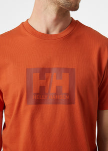 Helly Hansen Men's Box Tee (Terracotta)