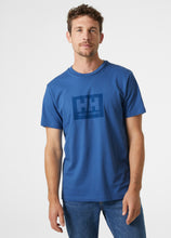 Load image into Gallery viewer, Helly Hansen Men&#39;s Box Tee (Azurite)
