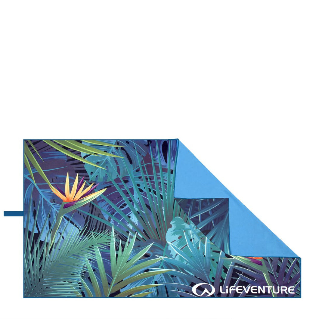 Lifeventure Recycled SoftFibre Travel Towel (Giant)(Tropical)