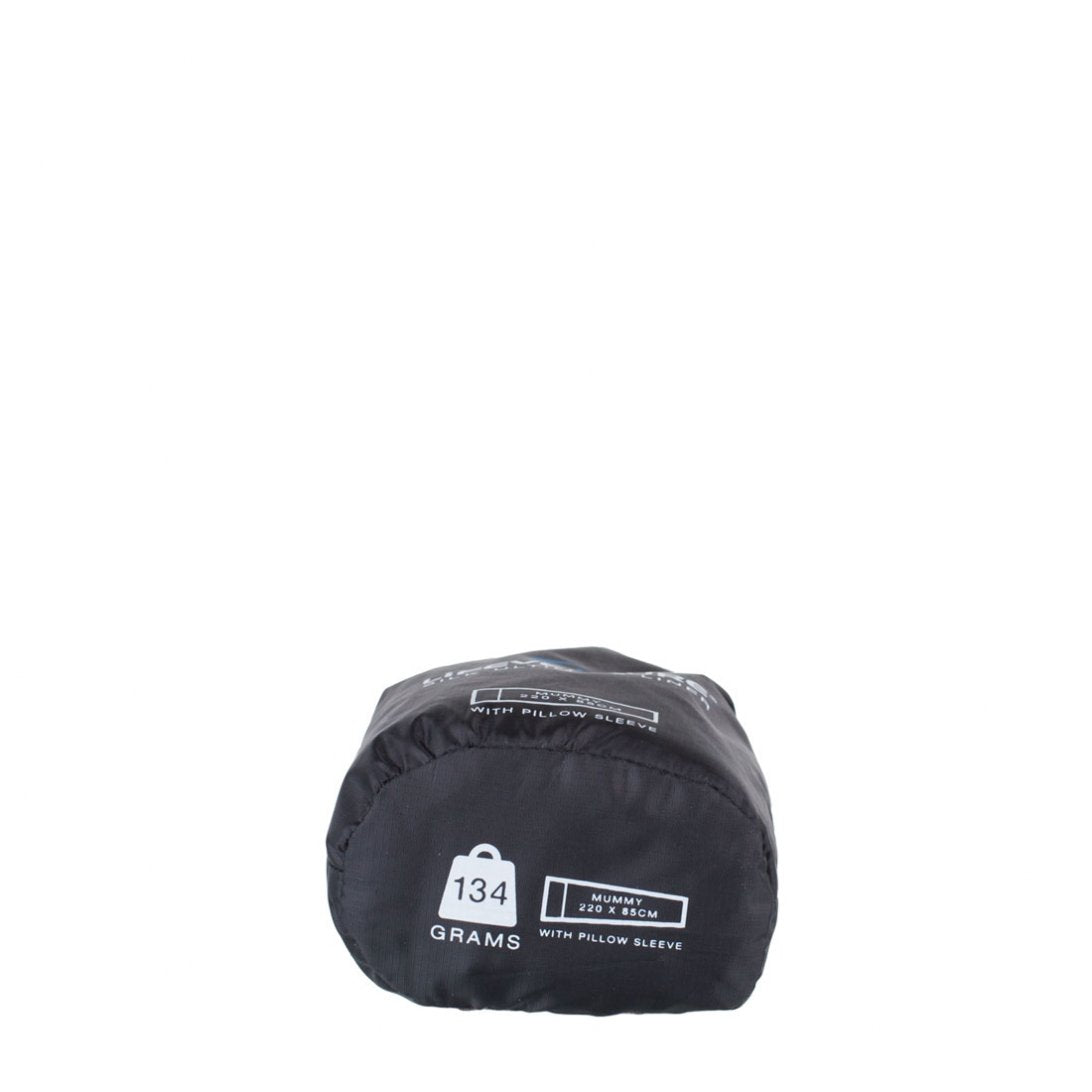 Lifeventure 100% Silk Ultimate Sleeping Bag Liner - Mummy Shape (Black)