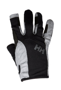 Helly Hansen Unisex Sailing Gloves - Long Finger (Black)