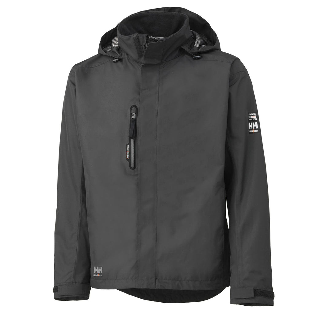 Helly Hansen Workwear Men's Manchester Waterproof Jacket (Dark Grey)