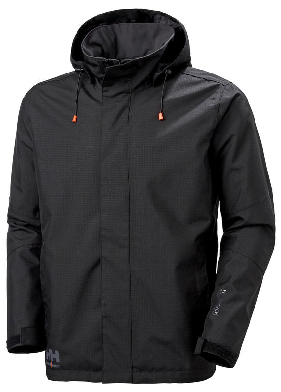 Helly Hansen Workwear Men's Oxford HT Waterproof Shell Jacket (Black)