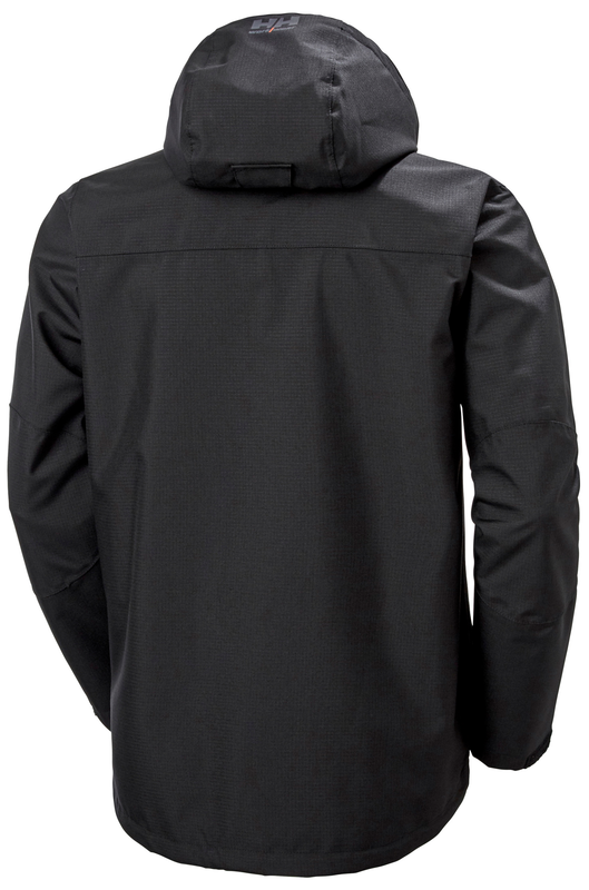 Helly Hansen Workwear Men's Oxford HT Waterproof Shell Jacket (Black)
