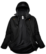 Load image into Gallery viewer, Helly Hansen Workwear Men&#39;s Oxford Waterproof Shell Jacket (Black)
