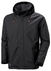 Helly Hansen Workwear Men's Oxford Waterproof Shell Jacket (Black)