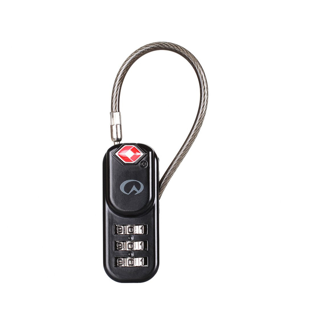Lifeventure TSA Zipper Combi Lock (Black)