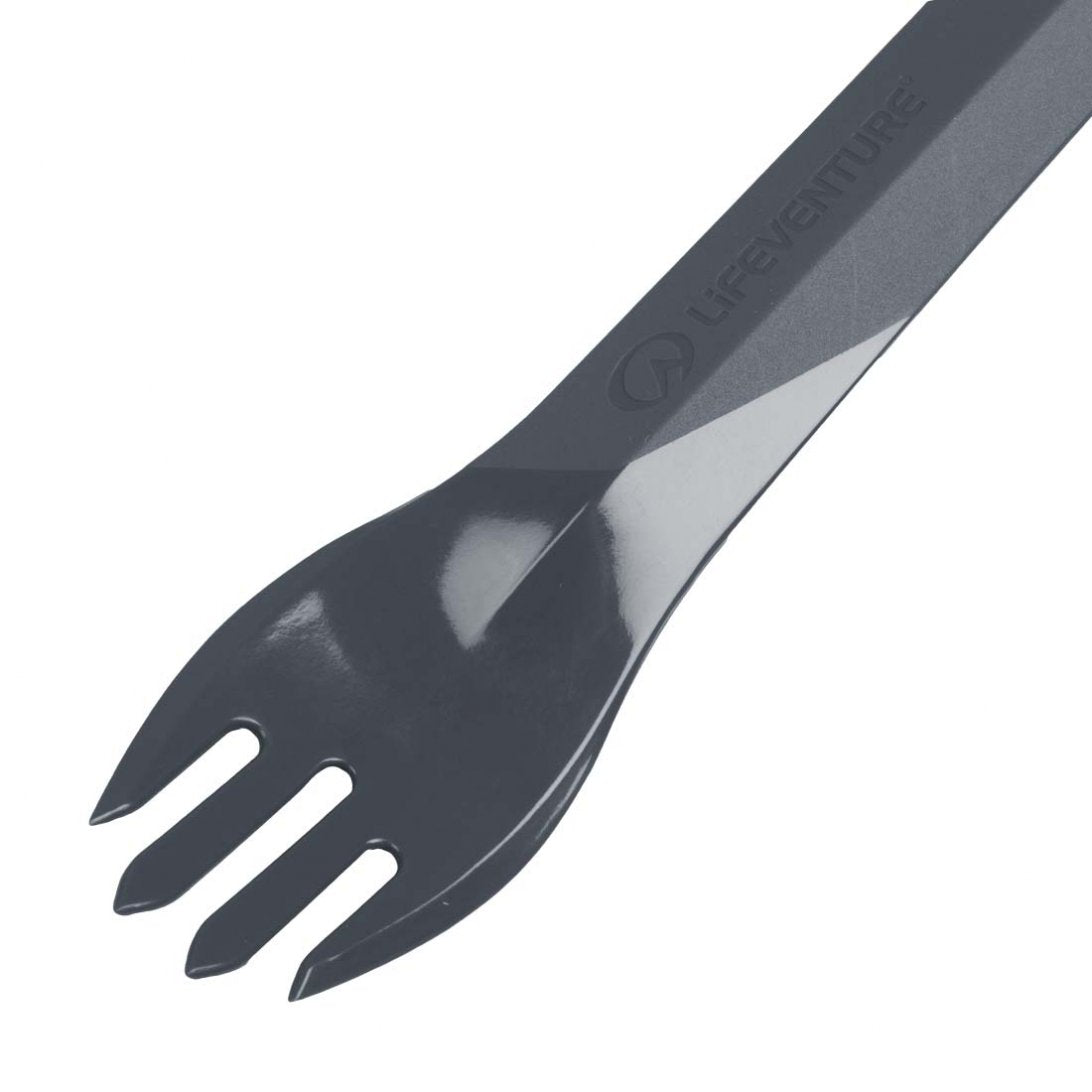 Lifeventure Ellipse BPA Free Cutlery Set (Graphite)