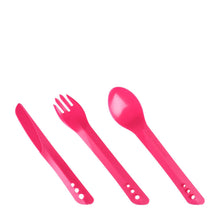 Load image into Gallery viewer, Lifeventure Ellipse BPA free Cutlery Set (Pink)
