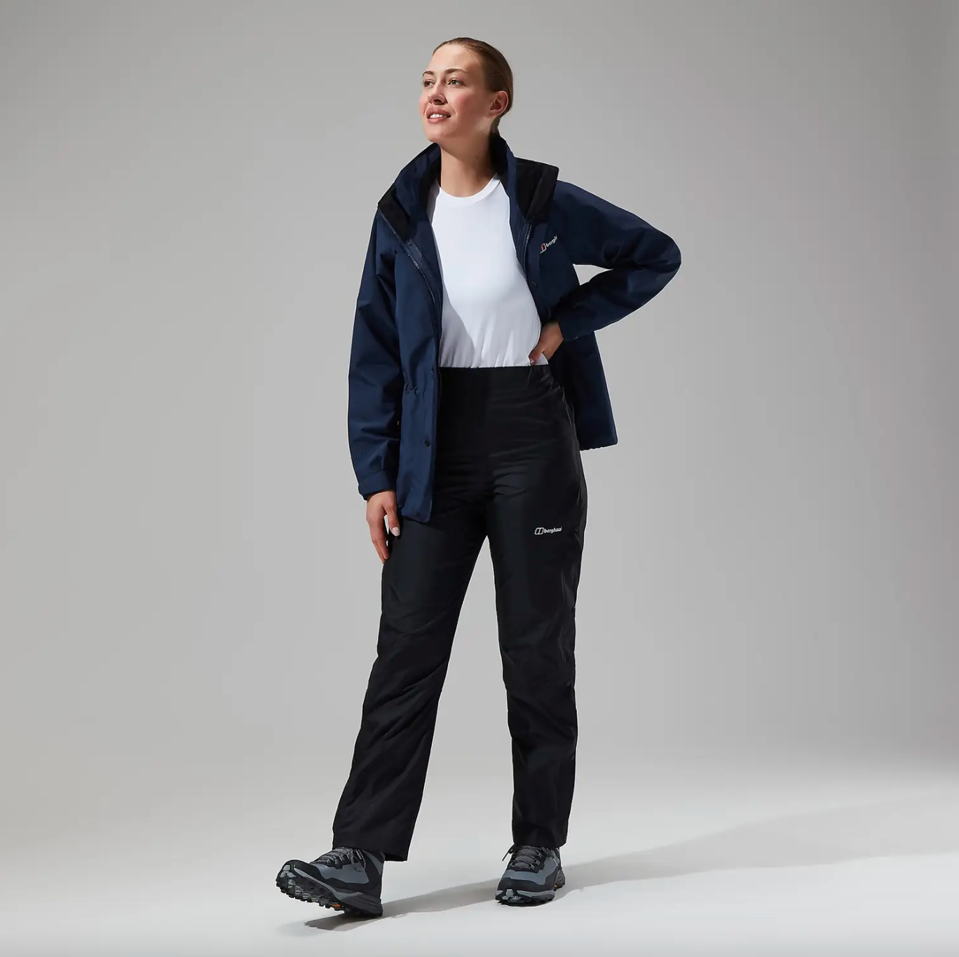 Berghaus Women s Deluge Waterproof Rain Trousers Black Landers