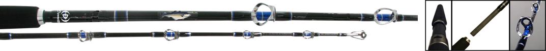 Dennett 6ft/1.8m Valentia 2 Section Boat Rod (15-40lb)