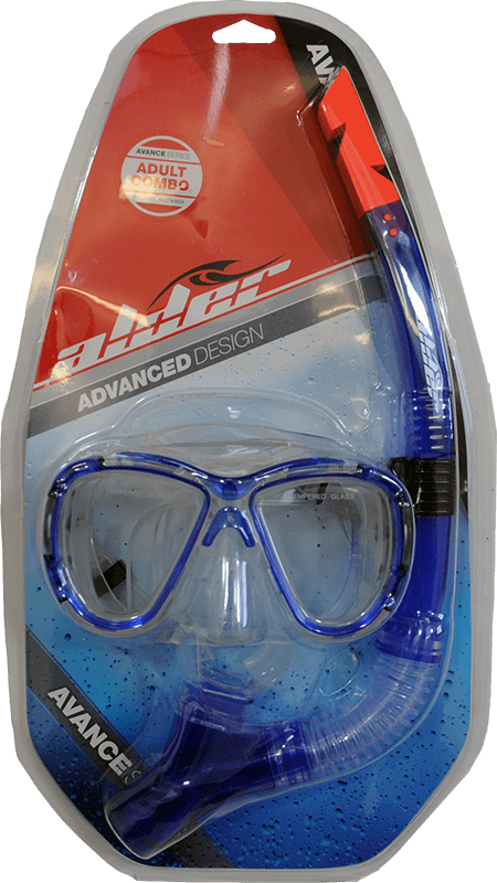 Alder Advance Base Snorkel & Mask Combo (Adult)
