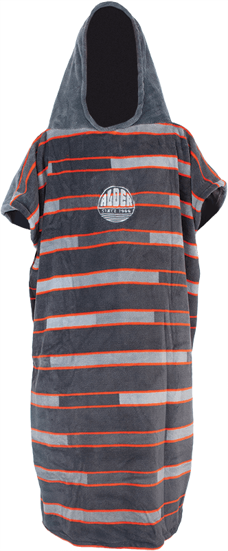 Alder Junior Coral Poncho Changing Robe Grey Pattern Landers