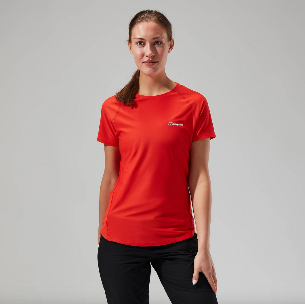 Berghaus Women's 24/7 Short Sleeve Technical Tee (Orange)