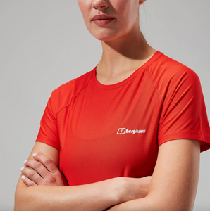 Berghaus Women's 24/7 Short Sleeve Technical Tee (Orange)