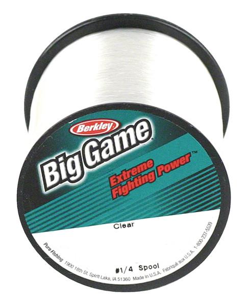 Berkley Trilene Big Game Monofilament Line #1/4 Spool (Clear)(0.35mm/12lb/1074m)