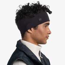 Load image into Gallery viewer, Buff Merino Wide Headband (Solid Black)
