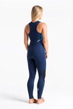 Load image into Gallery viewer, C-Skins Women&#39;s Element 2/2mm Long Jane Wetsuit (Blue/Cyan/Lilac)
