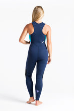 Load image into Gallery viewer, C-Skins Women&#39;s Element 2/2 Long Jane Wetsuit (Blue/Cyan/Lilac)
